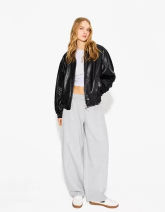 Faux leather oversize jacket Faux leather oversize jacket
