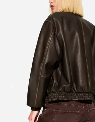 Faux leather oversize jacket Faux leather oversize jacket