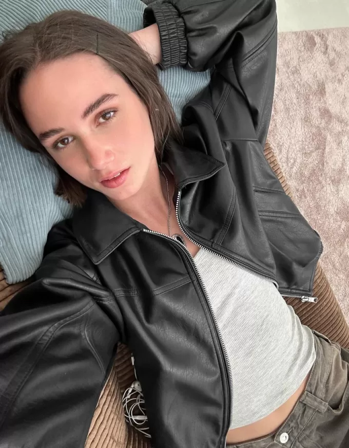 Faux leather oversize jacket Faux leather oversize jacket