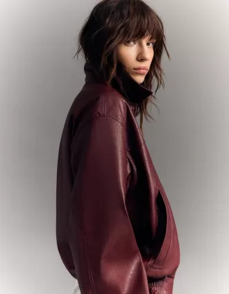 Faux leather oversize jacket Faux leather oversize jacket