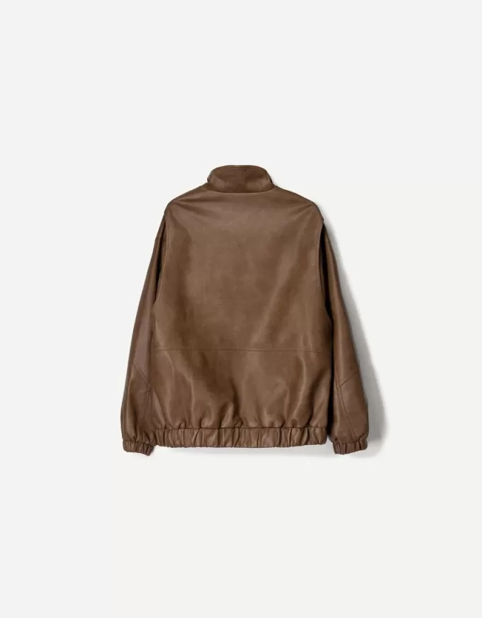 Faux leather oversize jacket Faux leather oversize jacket