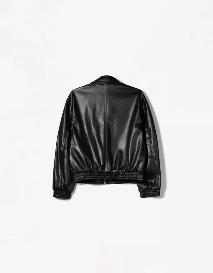 Faux leather oversize jacket Faux leather oversize jacket