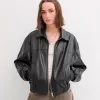 Faux leather oversize jacket Faux leather oversize jacket