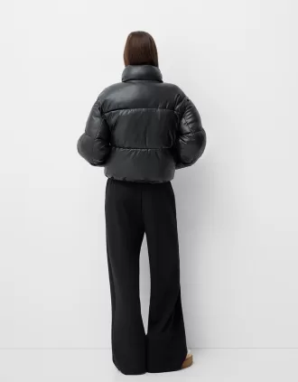 Faux leather puffer jacket Faux leather puffer jacket