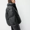 Faux leather puffer jacket Faux leather puffer jacket