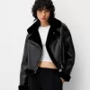 Faux shearling biker jacket Faux shearling biker jacket
