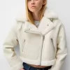 Faux shearling biker jacket Faux shearling biker jacket