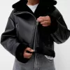 Faux shearling biker jacket Faux shearling biker jacket