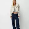 Faux shearling biker jacket Faux shearling biker jacket