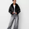 Faux shearling biker jacket Faux shearling biker jacket