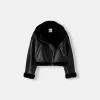 Faux shearling biker jacket Faux shearling biker jacket