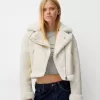 Faux shearling biker jacket Faux shearling biker jacket