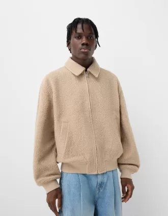 Faux shearling jacket