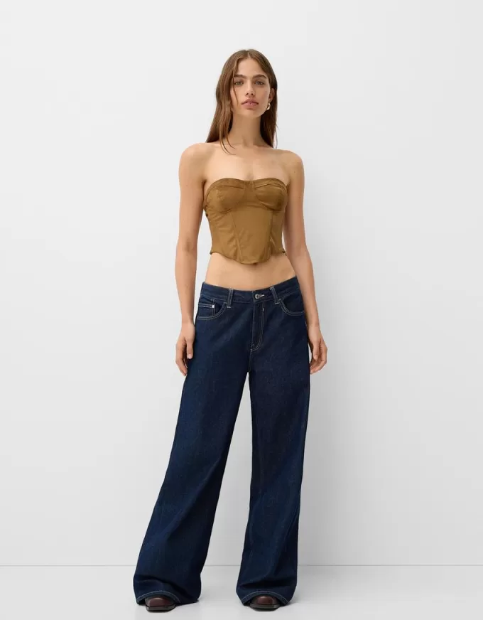 Faux suede bandeau top Faux suede bandeau top