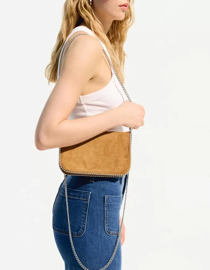 Faux suede handbag Faux suede handbag