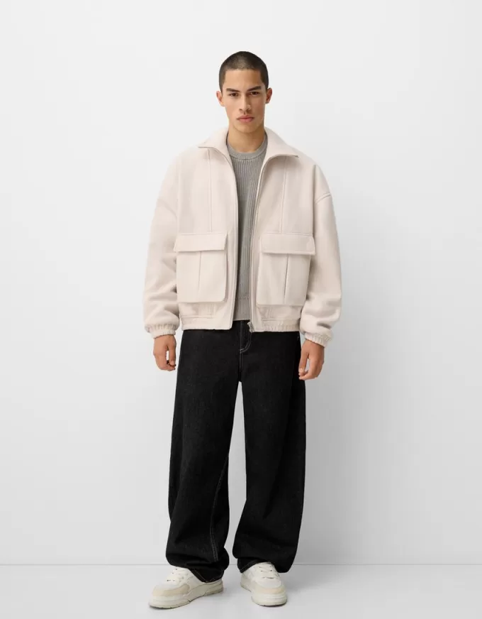 Felt texture jacket Felt texture jacket