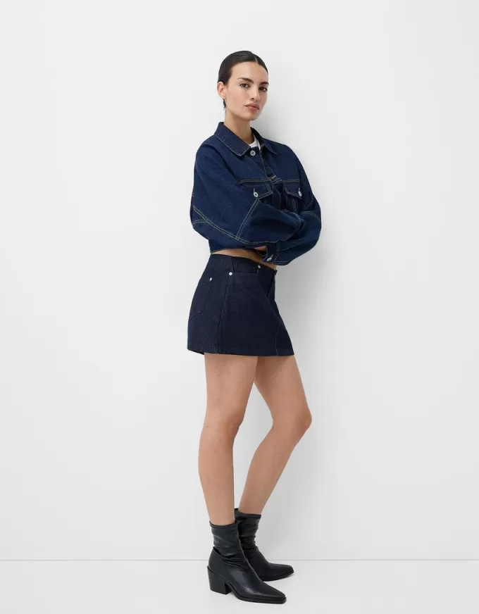 Fitted high-heel cowboy ankle boots Fitted high-heel cowboy ankle boots