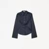 Fitted shirt with flared sleeves Fitted shirt with flared sleeves
