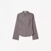 Fitted shirt with flared sleeves Fitted shirt with flared sleeves