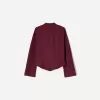 Fitted shirt with flared sleeves Fitted shirt with flared sleeves