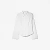 Fitted shirt with flared sleeves Fitted shirt with flared sleeves