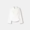 Fitted shirt with flared sleeves Fitted shirt with flared sleeves