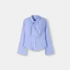 Fitted shirt with flared sleeves Fitted shirt with flared sleeves