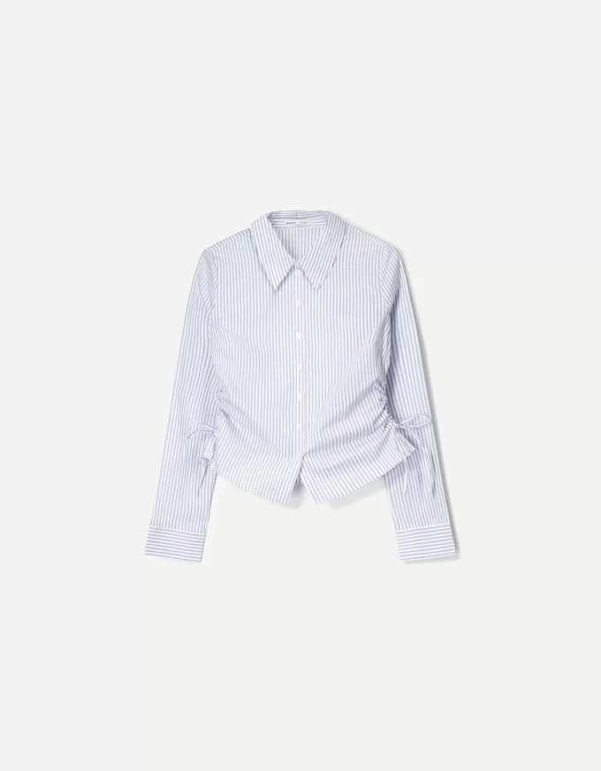 Fitted shirt with gathering Fitted shirt with gathering