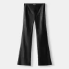 Flared faux leather pants Flared faux leather pants