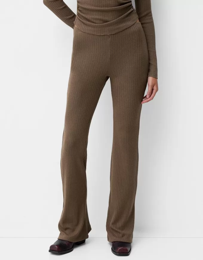 Flared ribbed culottes Flared ribbed culottes