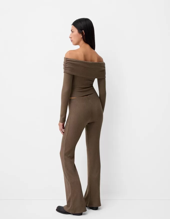 Flared ribbed culottes Flared ribbed culottes