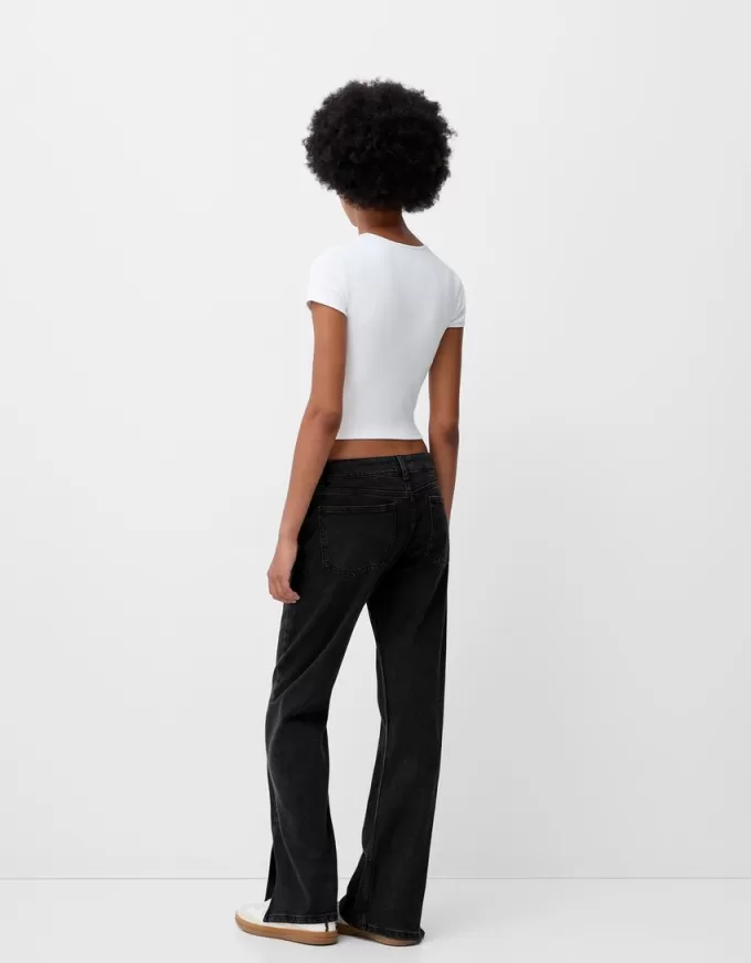 Flared split-hem jeans Flared split-hem jeans