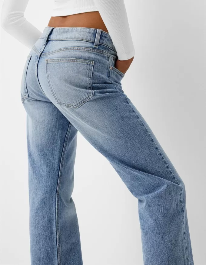 Flared split-hem jeans Flared split-hem jeans