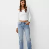 Flared split-hem jeans Flared split-hem jeans
