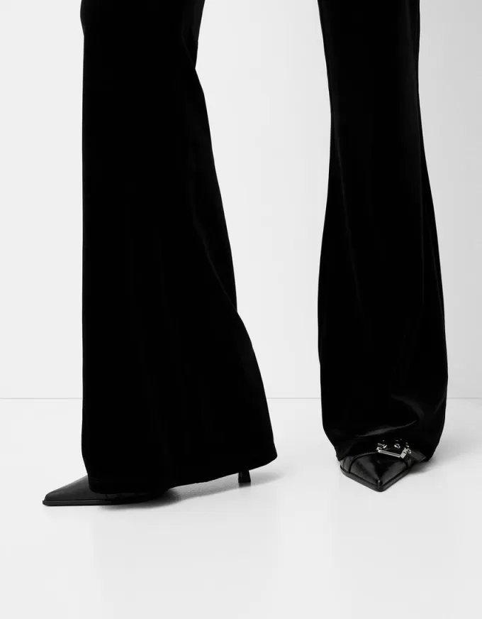 Flared velvet pants Flared velvet pants