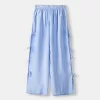 Flowing pants with side ties Flowing pants with side ties