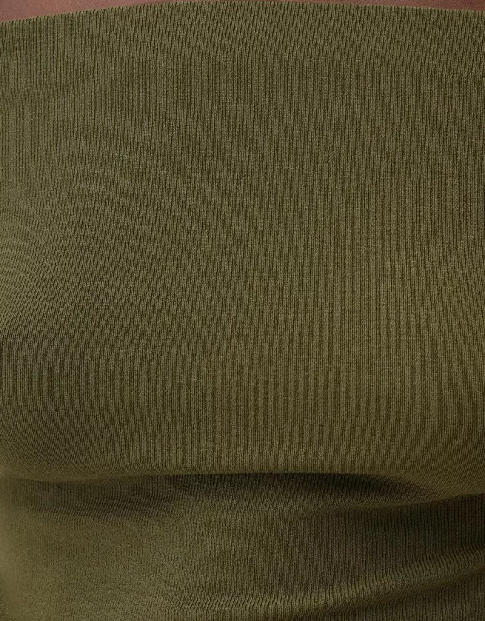 Gathered Bardot sweater Gathered Bardot sweater