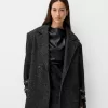 Generation Bershka coat with eyelets