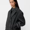 Generation Bershka coat with eyelets