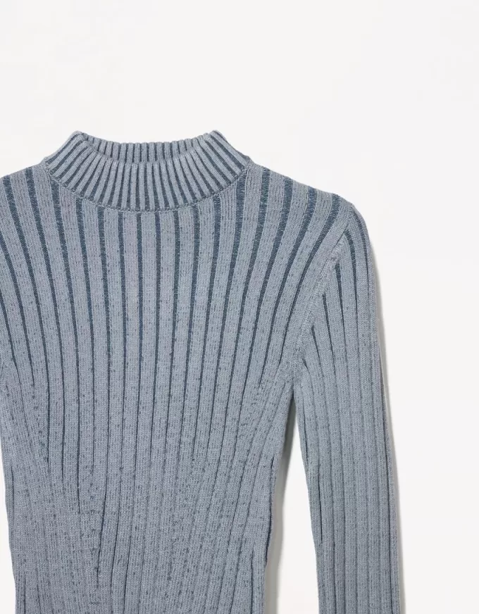 High neck ribbed sweater High neck ribbed sweater