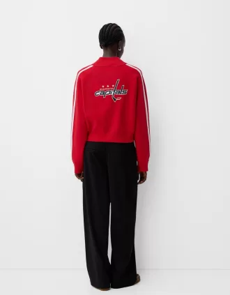 High neck zip up NHL sweatshirt 1 330x423 - High neck zip-up NHL sweatshirt