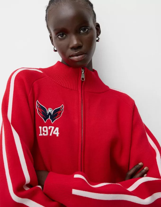 High neck zip-up NHL sweatshirt High neck zip-up NHL sweatshirt