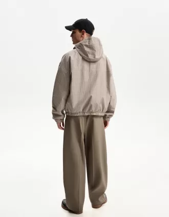 Hooded technical anorak jacket Hooded technical anorak jacket