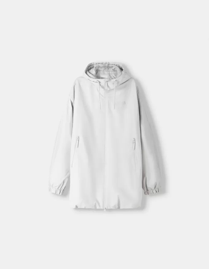 Hooded technical coat Hooded technical coat