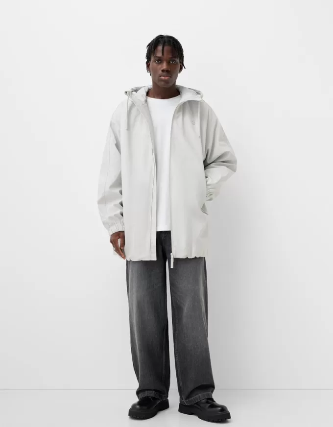 Hooded technical coat Hooded technical coat