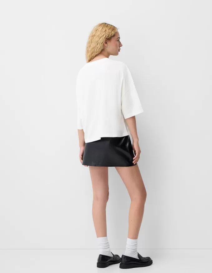 I Love New York mid-length sleeve T-shirt