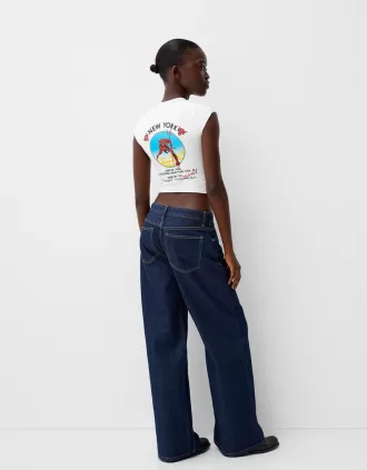 Iron Maiden cropped short sleeve T-shirt