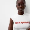 Iron Maiden cropped short sleeve T-shirt