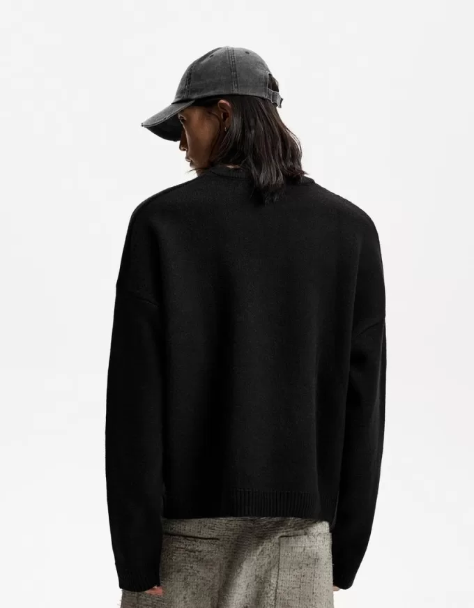 Jacquard boxy-fit sweater Jacquard boxy-fit sweater