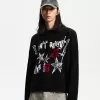 Jacquard boxy-fit sweater Jacquard boxy-fit sweater